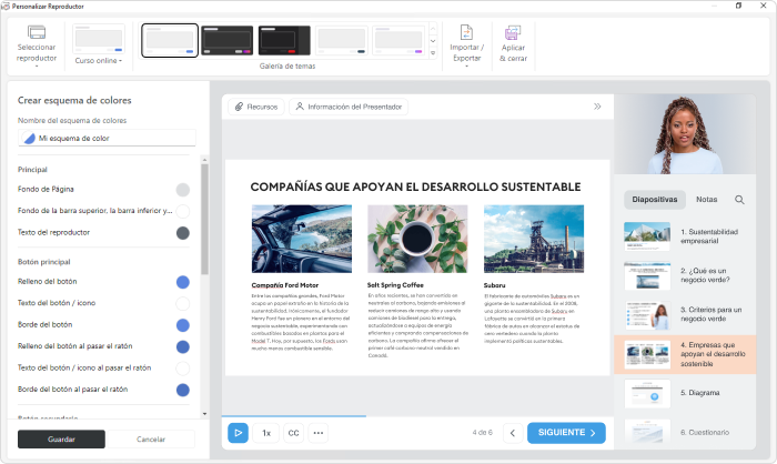 Eligiendo el diseño en iSpring Suite Eligiendo el diseño en iSpring Suite